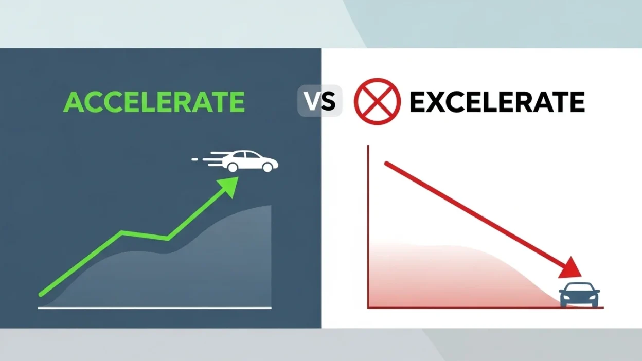 excelerate or accelerate