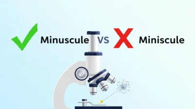minuscule vs miniscule