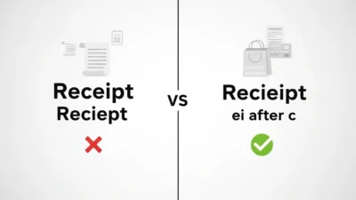 receipt or reciept