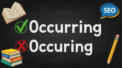 occurring vs occuring