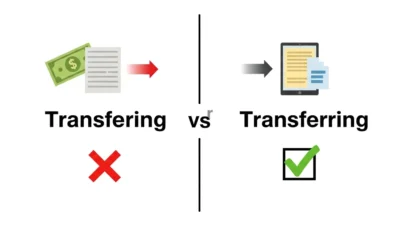transferring vs transfering