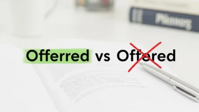 offerred vs offered