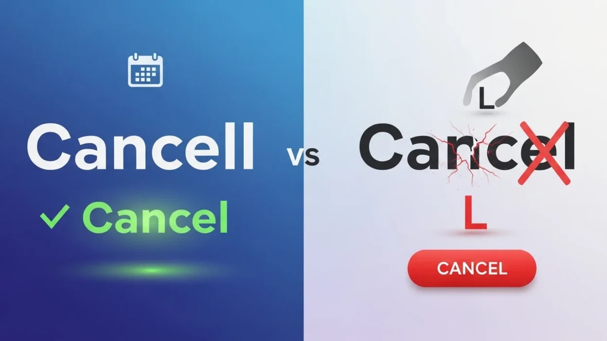 cancell vs cancel