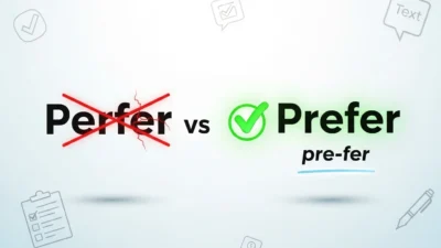 perfer vs prefer