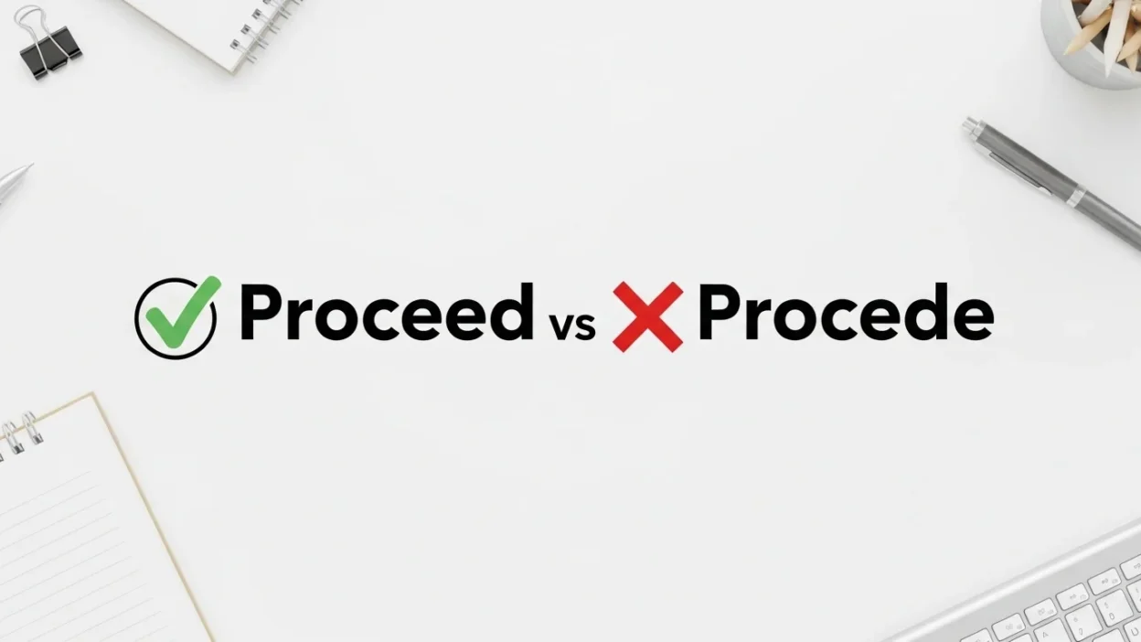 proceed vs procede