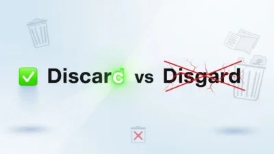 discard vs disgard