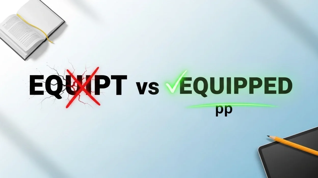 equipt vs equipped