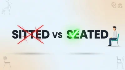 sitted vs seated