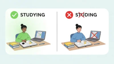 studying vs studing