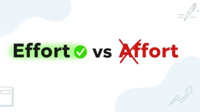 effort vs affort