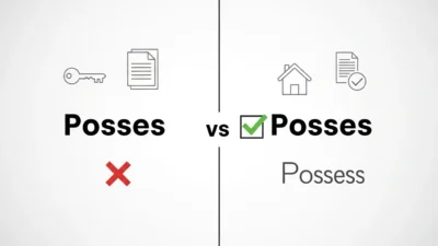 possess vs posses