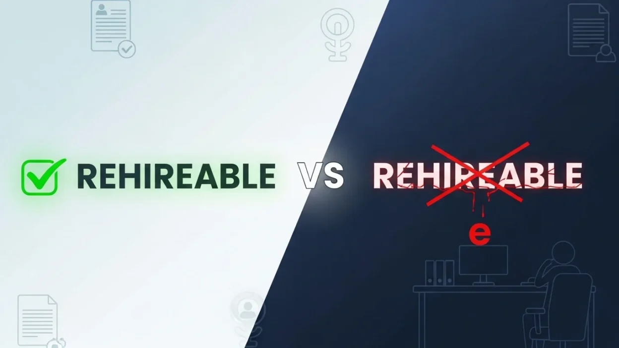 rehireable vs rehirable