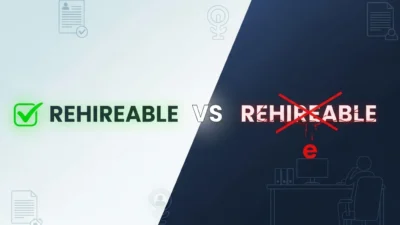 rehireable vs rehirable