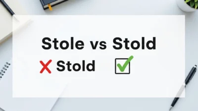 stole vs stold