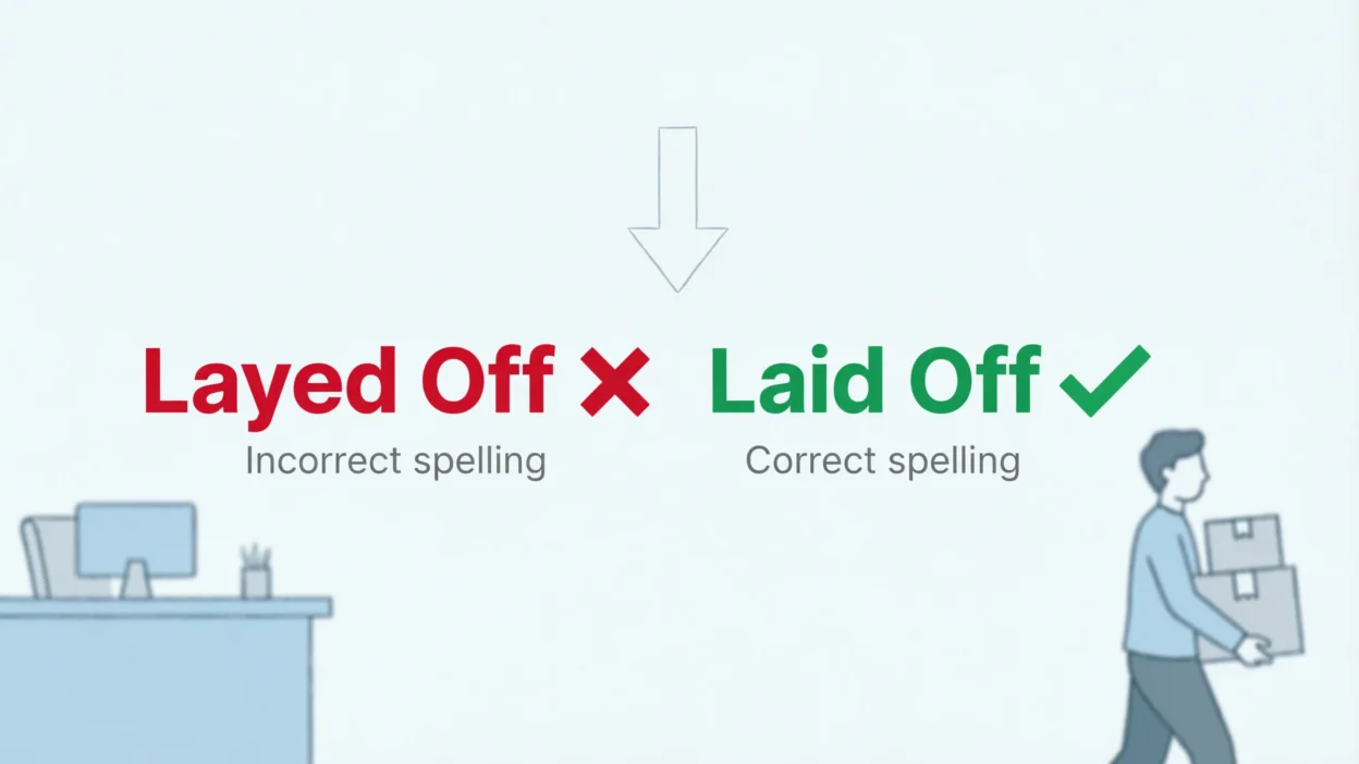 layed off vs laid off