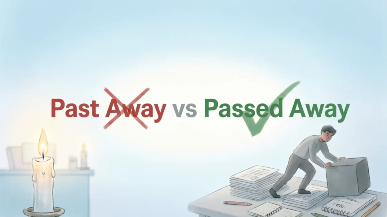 past away vs passed away