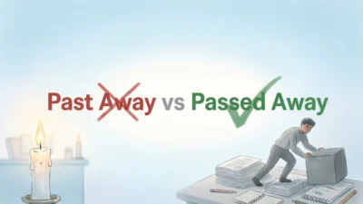 past away vs passed away
