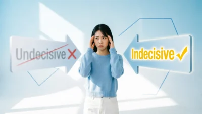 undecisive vs indecisive