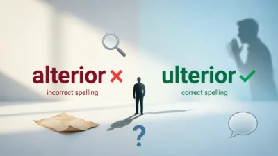 alterior vs ulterior