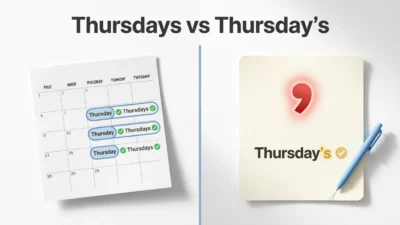 thursdays vs thursday’s
