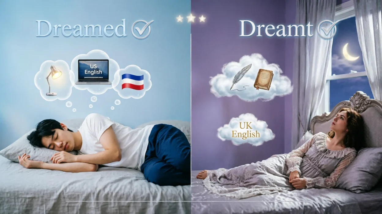 dreamed vs dreamt