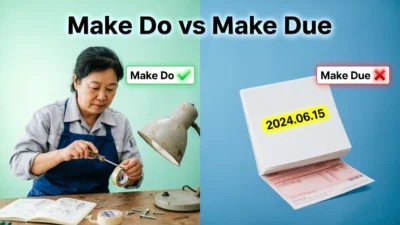 make do vs make due