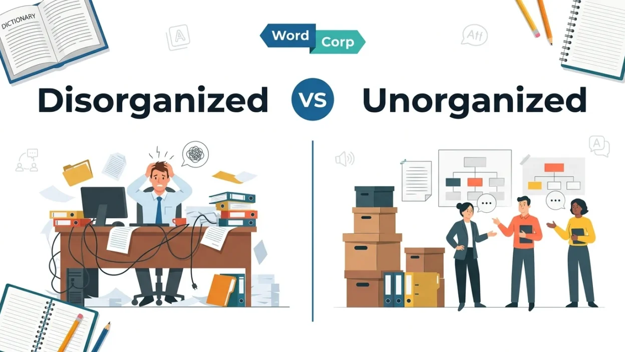 disorganized vs unorganized