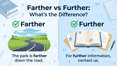 farther vs further