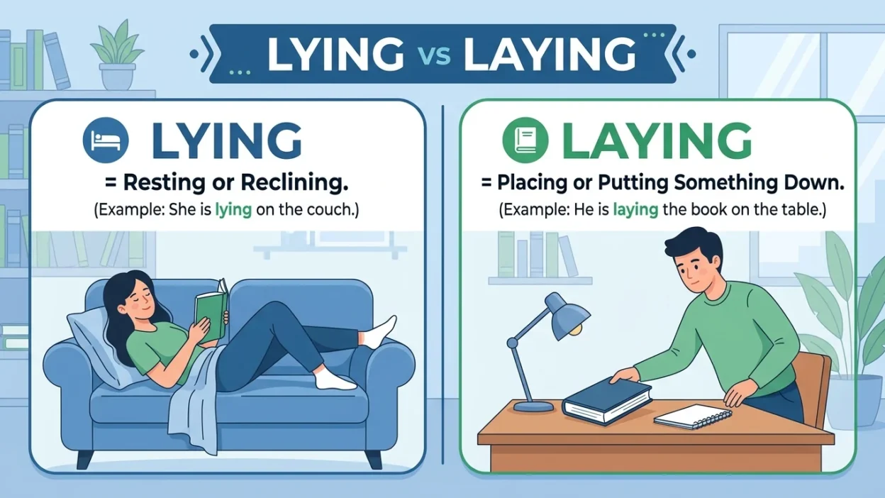 laying vs lying