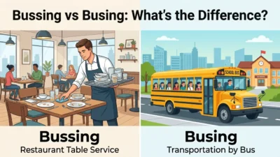 bussing vs busing