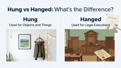 hung vs hanged