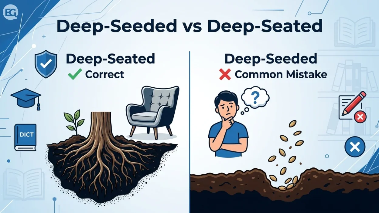 deep-seeded vs deep-seated