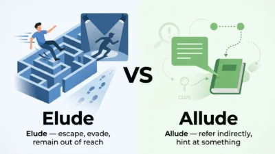 elude vs allude