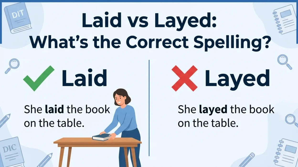 laid vs layed