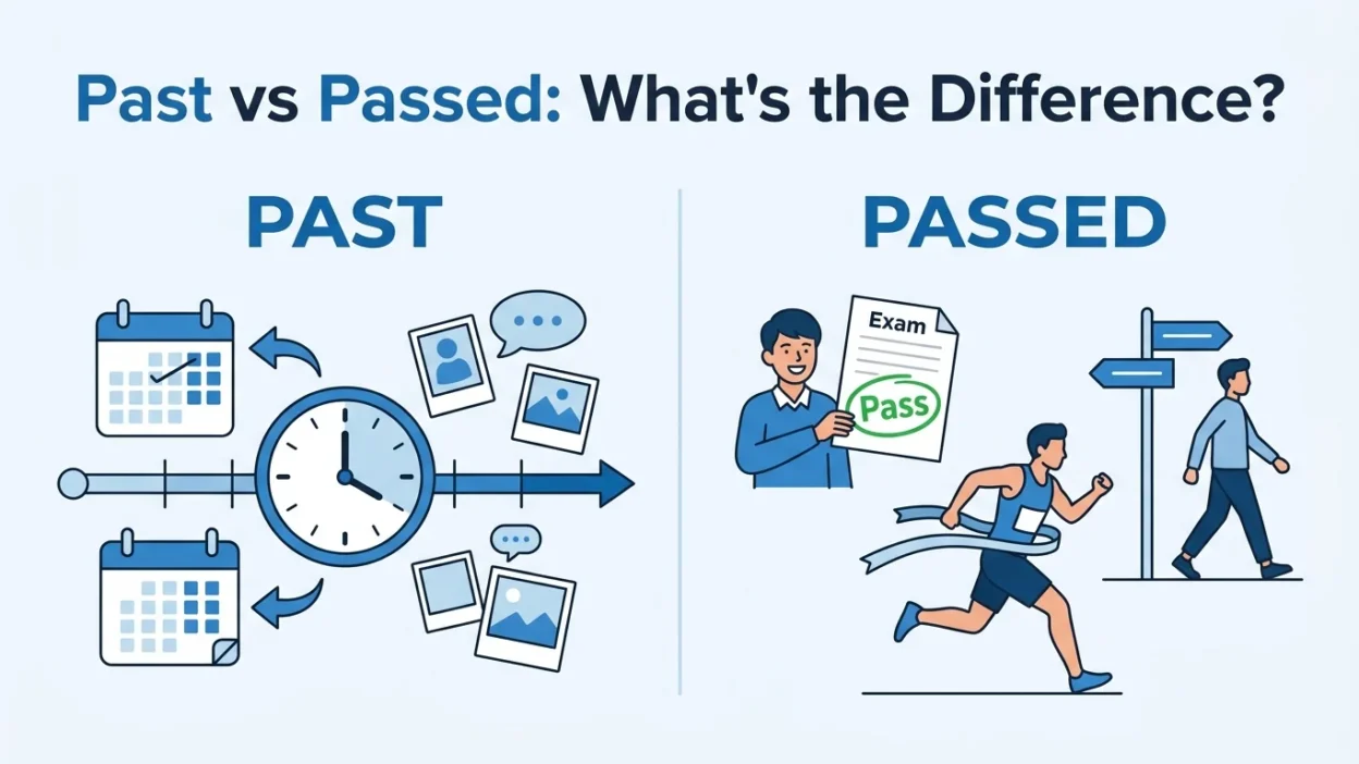 past vs passed