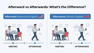 afterward vs afterwards