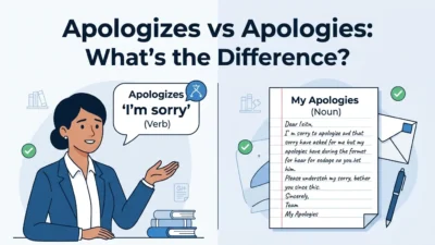 apologizes vs apologies