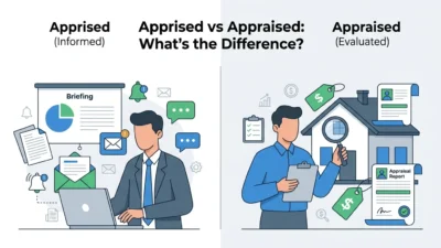 apprised vs appraised
