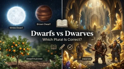 Dwarfs or Dwarves