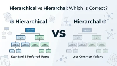 hierarchical vs hierarchal