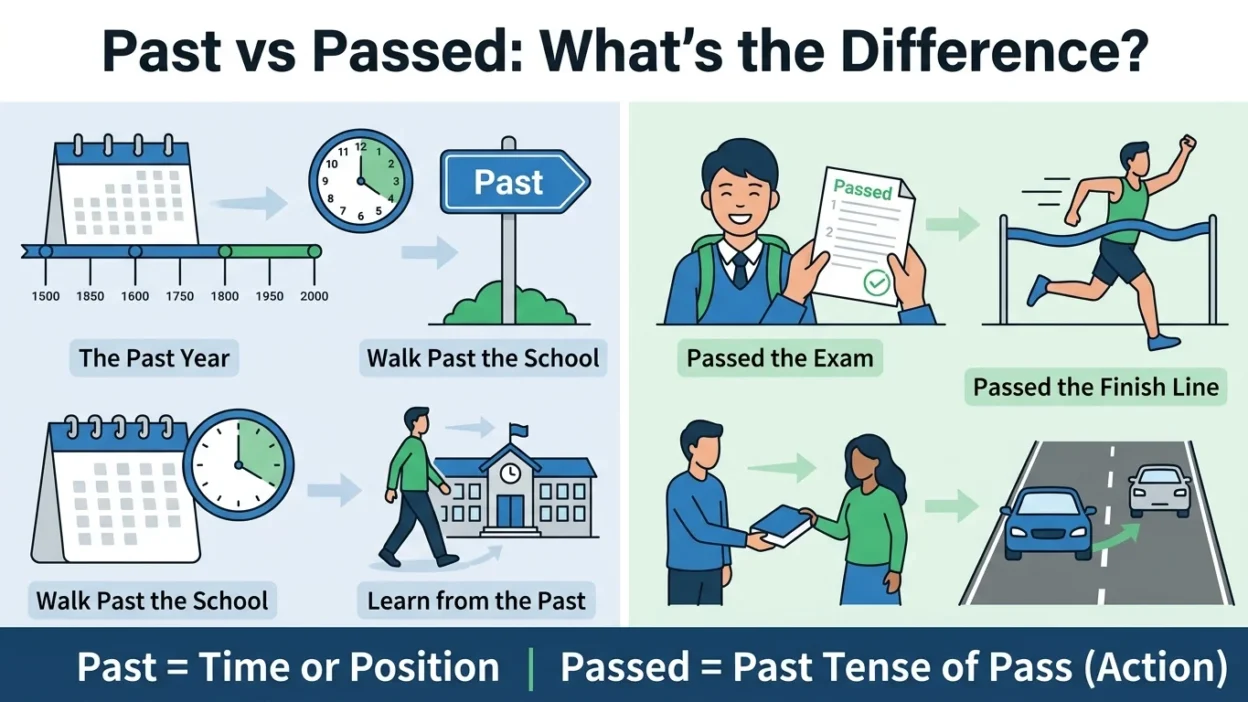 past vs passed