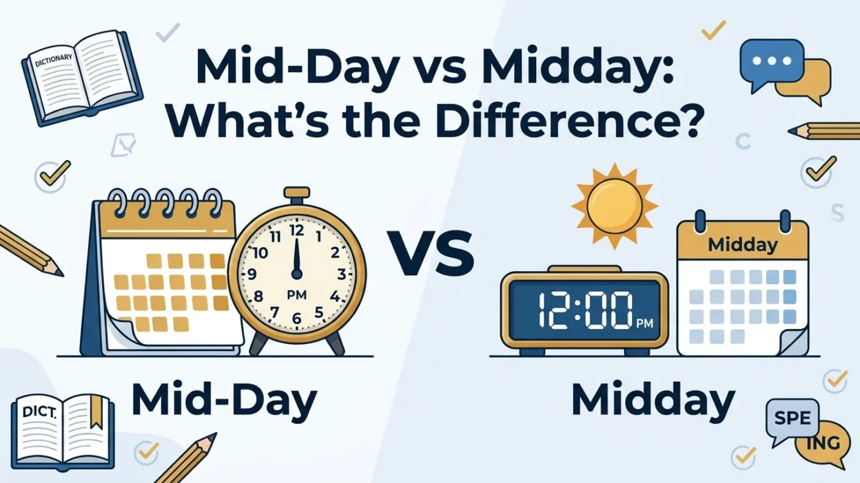 mid-day vs midday