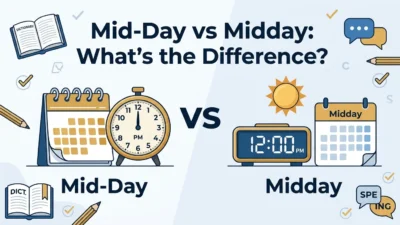 mid-day vs midday