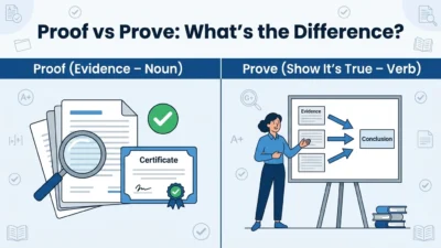 proof vs prove