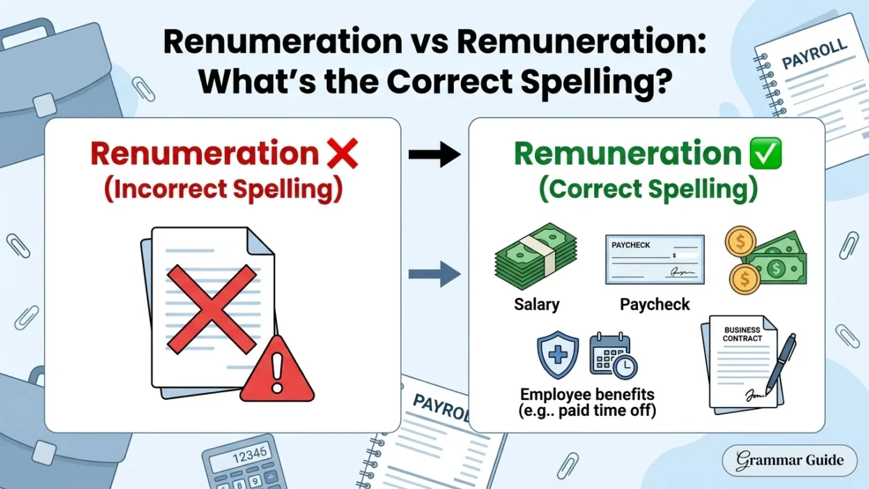 renumeration vs remuneration