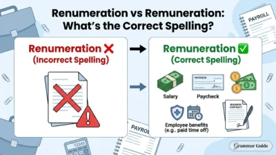 renumeration vs remuneration