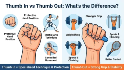 thumb in vs thumb out
