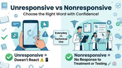 unresponsive vs nonresponsive