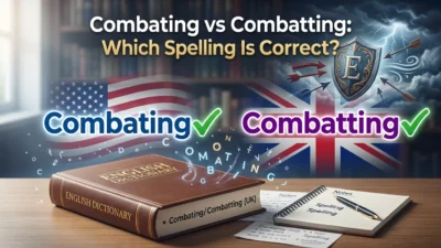 Combating vs Combatting