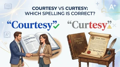 Courtesy vs Curtesy